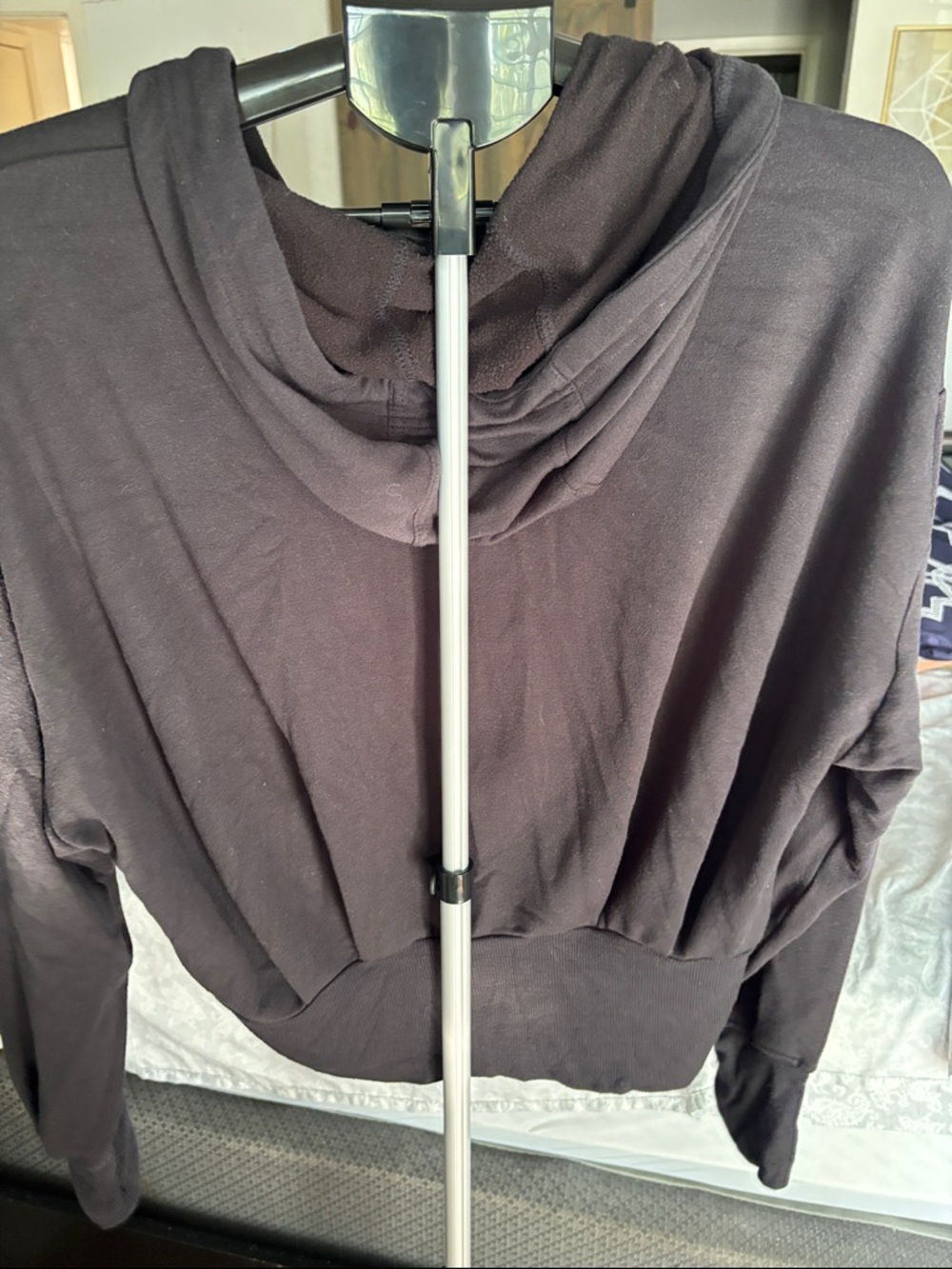 Athleta Black Full-Zip Hooded Jacket - Picture 4 of 9